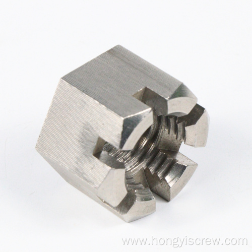 Stainless Steel Castle Nut M24 SS304 316